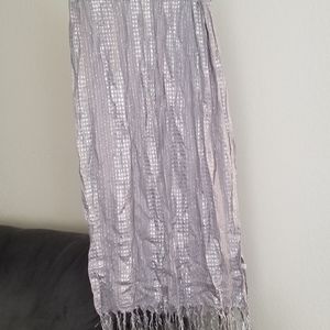 Silver scarf
